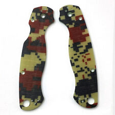 2PCS Custom G10 Handle Scales Patches For Spyderco Paramilitary 2 Camouflage NEW picture