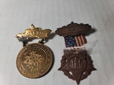 1886 LADIES OF THE GRAND ARMY OF THE REPUBLIC & 1914 Encampment MEDALs lot picture