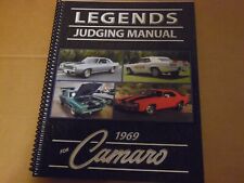 1969 Camaro Legends Judging Manual picture