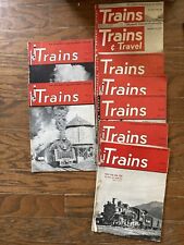 LOT OF VINTAGE “TRAIN”  MAGAZINES -1950-1951 ISSUES picture