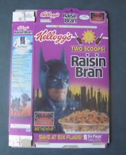 Batman--George Clooney--Kellogg's Raisin Bran--1997 Complete Cereal Box picture