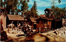 Vtg Knotts Berry Farm Prospectors at the Arastra Ghost Town CA Postcard picture