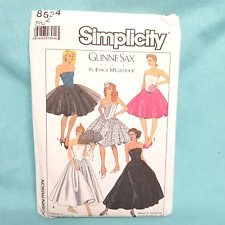 Vintage GUNNE SAX 8534 Simplicity Sewing Pattern Party Dress, Jessica McClintock picture