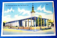 Postcard The Netherlands Pavilion 1939 New York World's Fair 1988 Repro WF49 picture
