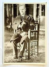 President Calvin Coolidge Memorial Foundation Gov Bradfords Chair Repro Postcard picture