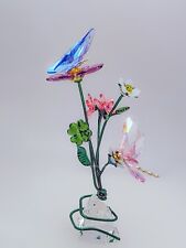 New 100% SWAROVSKI  Idyllia Butterfly Dragonfly and Flowers  Figurine 5669353 picture