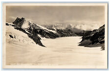 c1930's The Aletsch Glacier Jungfraujoch Switzerland RPPC Photo Postcard picture