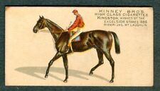 1890 James MCLAUGHLIN Jockey & RACE HORSE Tobacco Card N229 Kinney HOF  picture
