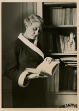 La journalist Geneviève Tabouis vintage silver print, Avant Françoise Giroud,  picture