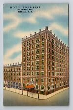Buffalo NY-New York, Hotel Touraine, Antique Vintage Souvenir Postcard picture