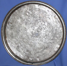 Antique hand made large tinned copper baking dish platter picture