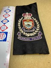 Vintage Hand Embroidered Bermuda Police Patch picture