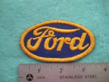 Vintage Ford Gold Oval  Service Uniform Parts Patch picture