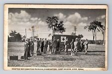 Ayer MA-Massachusetts, Camp Devens, Drafted Men Physical Exam, Vintage Postcard picture