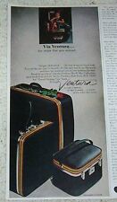 1968 advertising - Ventura luggage - high fashion travel Bon Bon colors PRINT AD picture
