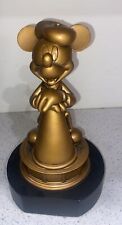 MICKEY MOUSE STATUE GOLDEN AWARD TROPHY FIGURE MOVIE DIRECTOR DISNEY 9” picture