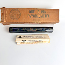 Bacharach Instrument Company One Sling Psychrometer Original Box Manual picture