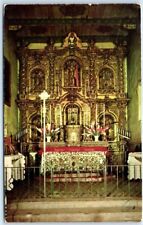 Postcard - Altar In Serra Chapel, Mission San Juan Capistrano, California picture