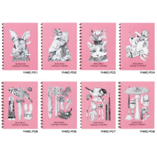 Yuko Higuchi HOLBEIN Collaboration Mini Croquis Memo Book Pink Set of 8 NEW picture