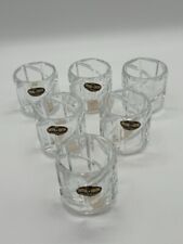 Set of 6 Deplomb Lead Crystal Votive Holders New picture