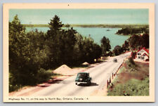 Vintage Canada Postcard Highway 11 to North Bay Ontario picture