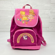 Vintage Cherry Merry Muffin Pink Cartoon 80's Backpack Mattel M.I. 1990 RARE picture
