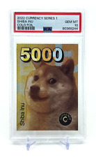 2022 Cardsmiths Currency Series 1 Shiba Inu Cold Foil PSA 10 picture