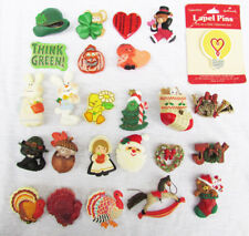 Hallmark pins choice Holiday Thanksgiving Easter Valentine Christmas St. Patrick picture