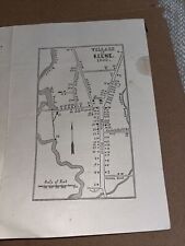 Map w Inhabitants: Keene NH in 1800, Publish 1926 Calendar Congregational Church picture