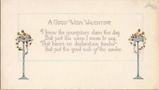 Vintage Valentine's Day Card Antique P031 picture