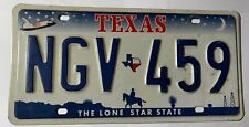 LICENSE PLATE BLOWOUT: 1990s Texas Plate NGV 459 Nice Shape picture