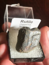 Rutile crystal, Copper Hill, Tennessee(seldom encountered locality), thumbnail picture