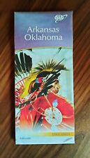 2012 Triple A (AAA) Arkansas Oklahoma State Highway Travel Road Map picture