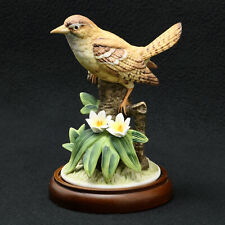 Angeline Original Japan CAROLINA WREN Porcelain Bird Figurine w/ Base picture