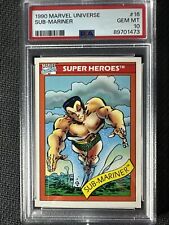1990 Marvel Universe SUB-MARINER 🌊#16 Super Heroes PSA 10 - Low Pop- New Slab picture
