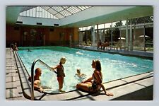 Skytop PA-Pennsylvania, Skytop Club Year Round Pool Vintage c1968 Postcard picture