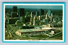 Dallas TX-Texas, Aerial Of Skyline, Antique, Vintage c1979 Souvenir Postcard picture