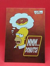 2002 Topps The Simpsons #3 MMM...DONUTS Foil Card Homer Simpson g_8 picture