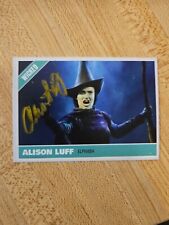 Alison Luff Custom Signed Card - Played Elphaba In Wicked On Broadway picture