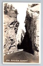 Banff AB-Alberta Canada, RPPC, Sinclair Canyon Antique Vintage Postcard picture