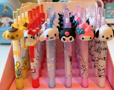 Sanrio Characters Hello  Kitty Mix Friend Cartoon Blue Ink Pens Lot of 6 Pen picture