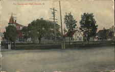 Canaan Vermont VT The Square and Park c1910 Vintage Postcard picture