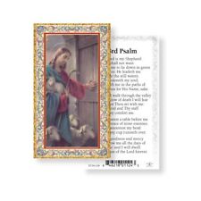 23rd Psalm  - gold trim - Paperstock Holy Card picture