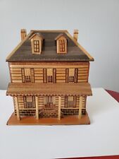 Vintage Victorian miniature wheatstalk trinket box house  picture