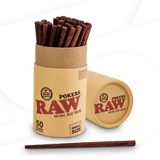 RAW Poker Natural Wood Small | 50 Pokers |  picture