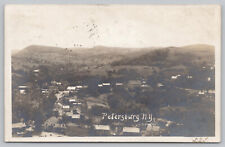 Petersburg NY New York - RPPC - Birds Eye View - Real Photo Postcard - 1908 picture