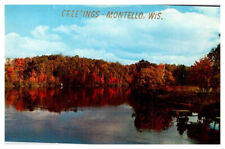 Postcard WATER SCENE Montello Wisconsin WI 6/28 AU0667 picture