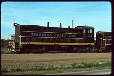 Original Rail Slide - SCL Seaboard Coast Line 104 Lakeland FL 2-21-1977 Baldwin picture