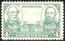 1937 OLD USA STAMP us civil war Robert e Lee, stonewall jackson MINT BEAUTY picture