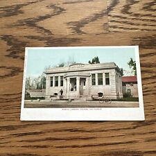Vintage Postcard Public Library In Tulare, California, Edward Mitchell 1906 picture